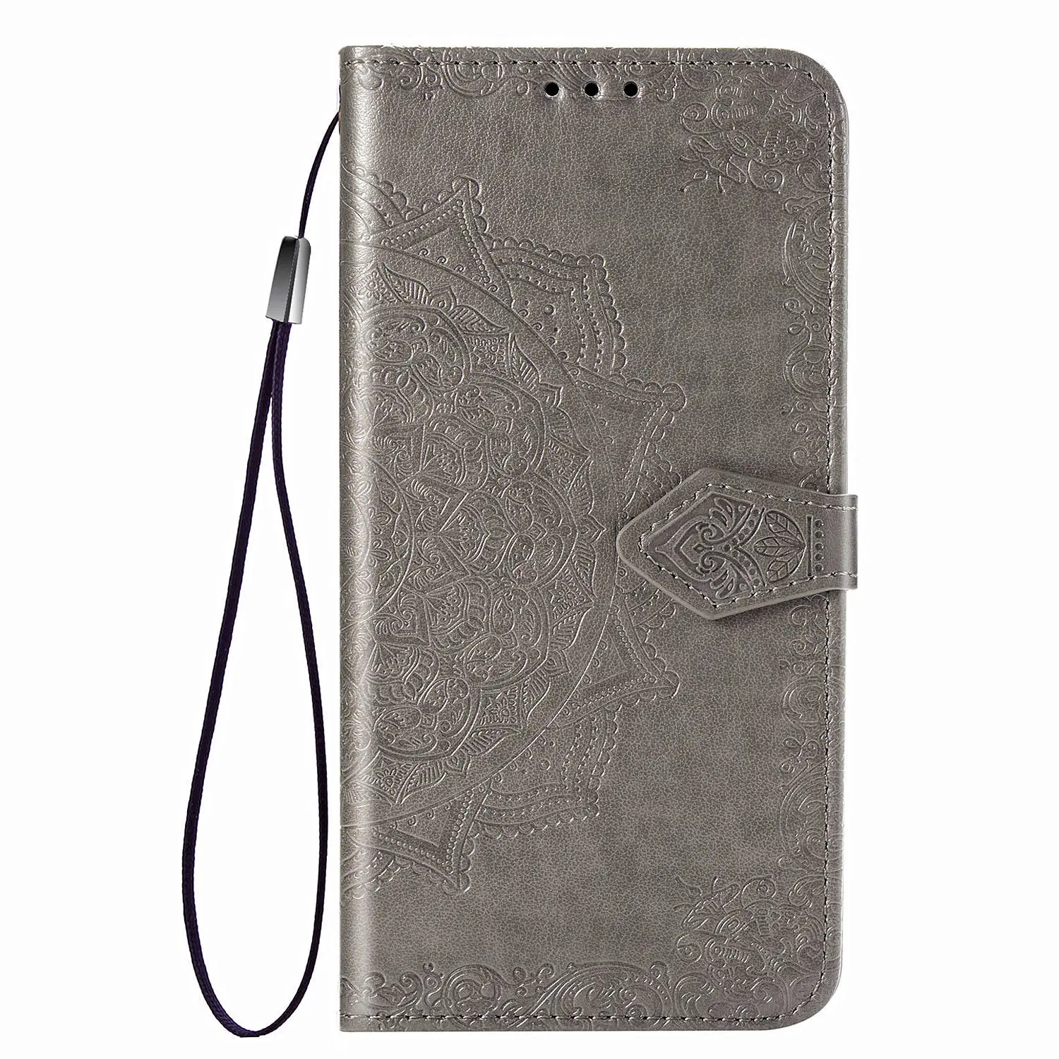 Серый Чехол для Xiao mi Red mi Note 10, 8 Pro, 8A, 7, 7A, 5 Plus, 6, 5A, 6A, GO Pocophone F1, кожаный чехол-книжка для Red mi 8 T, A3, 9 Lite, SE - Цвет: Серый