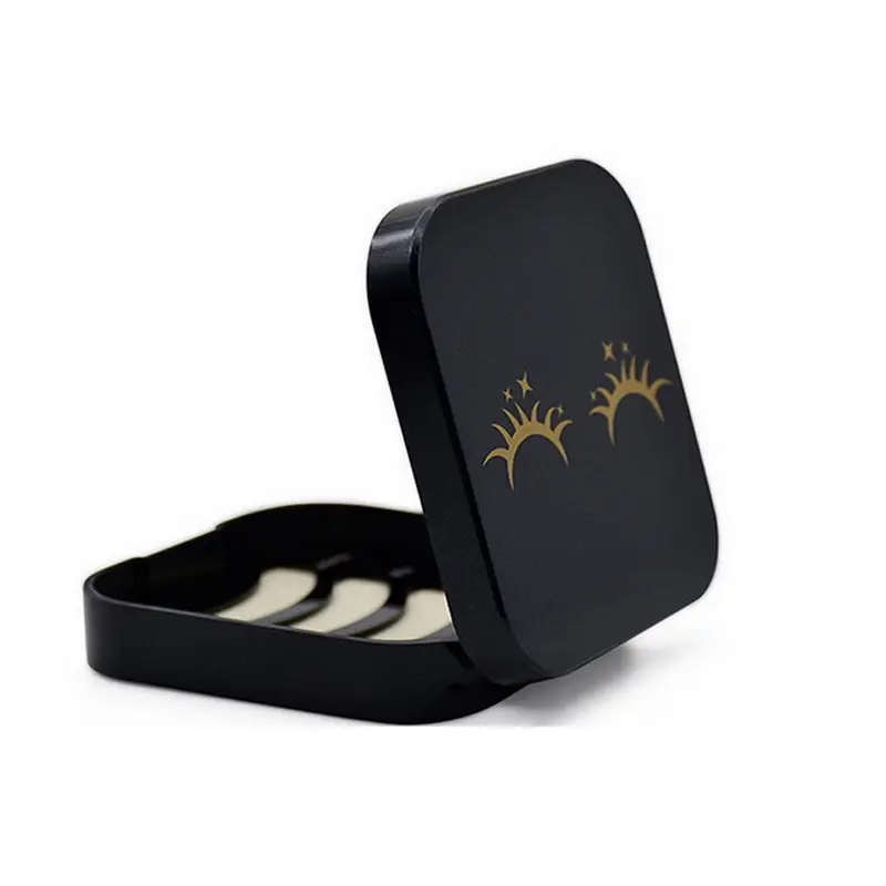 Коробка для хранения накладных ресниц жемчужная масляная поверхность магнитный