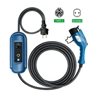 16 А портативное зарядное устройство EVSE адаптер J1772 тип 1 с штепсельной вилкой Schuko портативное автомобильное зарядное устройство EV для Toyota Mia Eletcirc Van