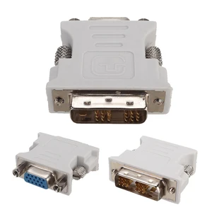 Адаптер DVI-D к VGA 18 + 1Pin Dual Link Male к VGA 15 Pin Female Plug