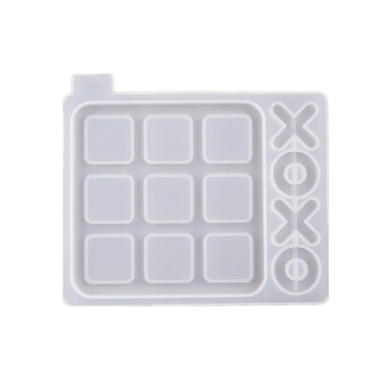 

DIY Tic Tac Toe Game and X O Silicone Resin Mold Classic Game Fun Resin Mold Kit