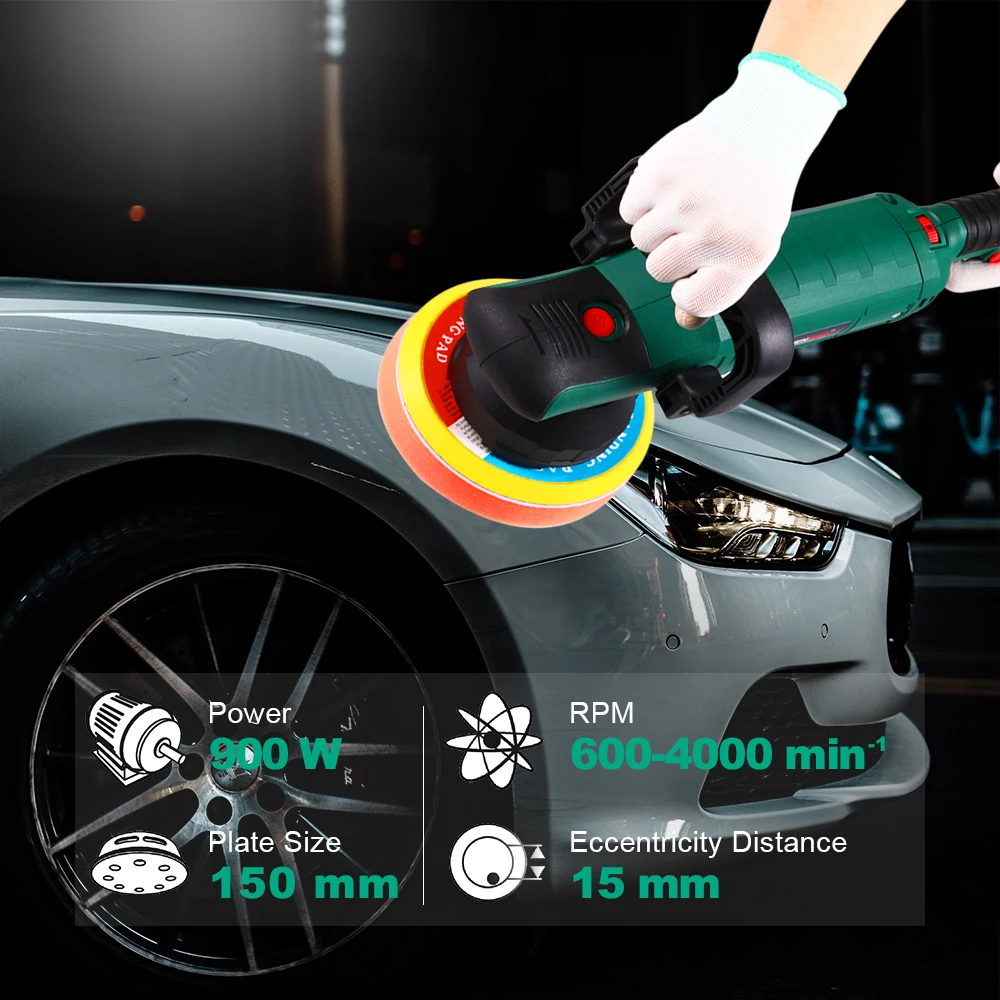 Полировальная Машина POSENPRO полировальная машина 6 дюймов с переменной скоростью