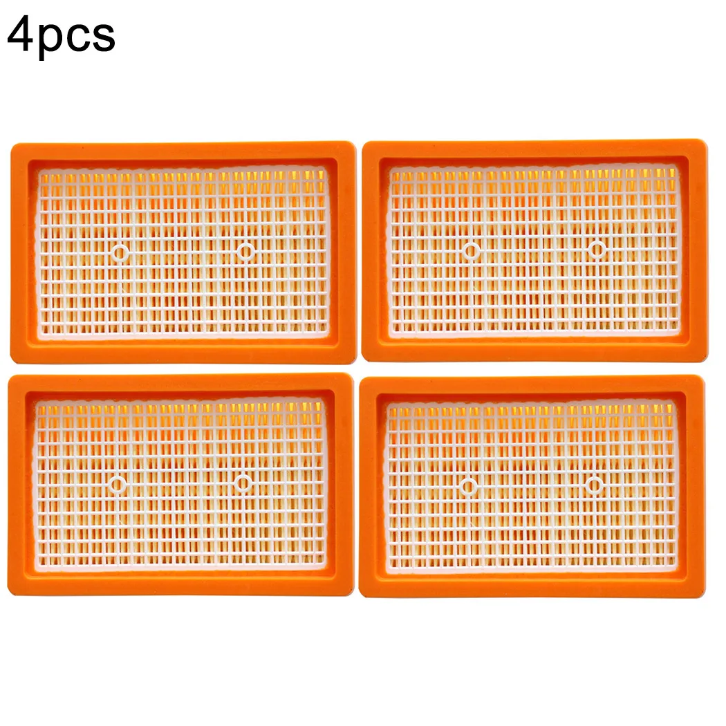 

4X Flat Pleated Filters Replacement For Karcher Vacuum Cleaner MV6 2.863-005.0 Replaceable Household Cleaning Tools Parts