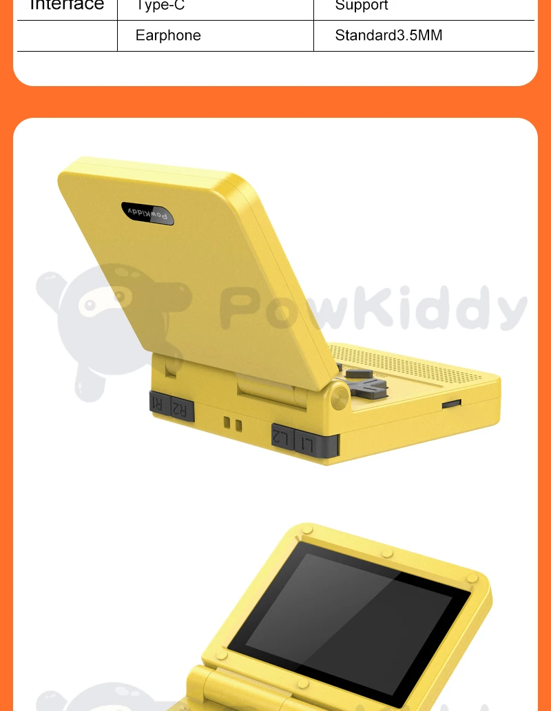 2020 New Game 3-inch IPS Screen Flip Handheld Console Dual Open System 16 Simulators Retro PS1 Kids Gift 3D | Электроника