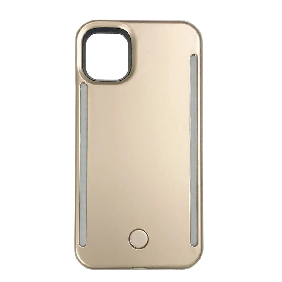 Светодиодный роскошный светящийся чехол для телефона для iPhone 6, 6s, 7, 8 Plus, X, идеальный селфи светильник, светящийся чехол для samsung S8, S9 plus, чехол