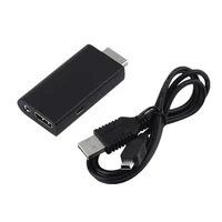 portable for ps2 to hdmi compatible audio video converter adapter av cable for playstation 2 plug and play parts