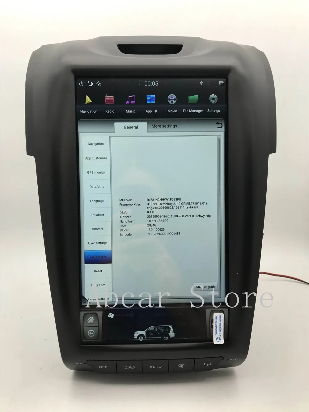 12,1 ''Tesla стиль Android 8,1 автомобильный dvd-плеер gps навигация для ISUZU D'MAX DMAX MUX 2012- стерео радио ips Chevrolet S10