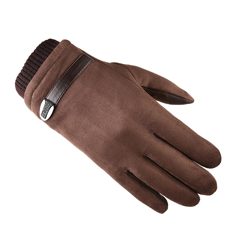 

Touch Screen Thermal Windproof,Waterproof,Warm,Touch Screen Durable Fabric Plush Velvet Lining Ski Snowboard Gloves