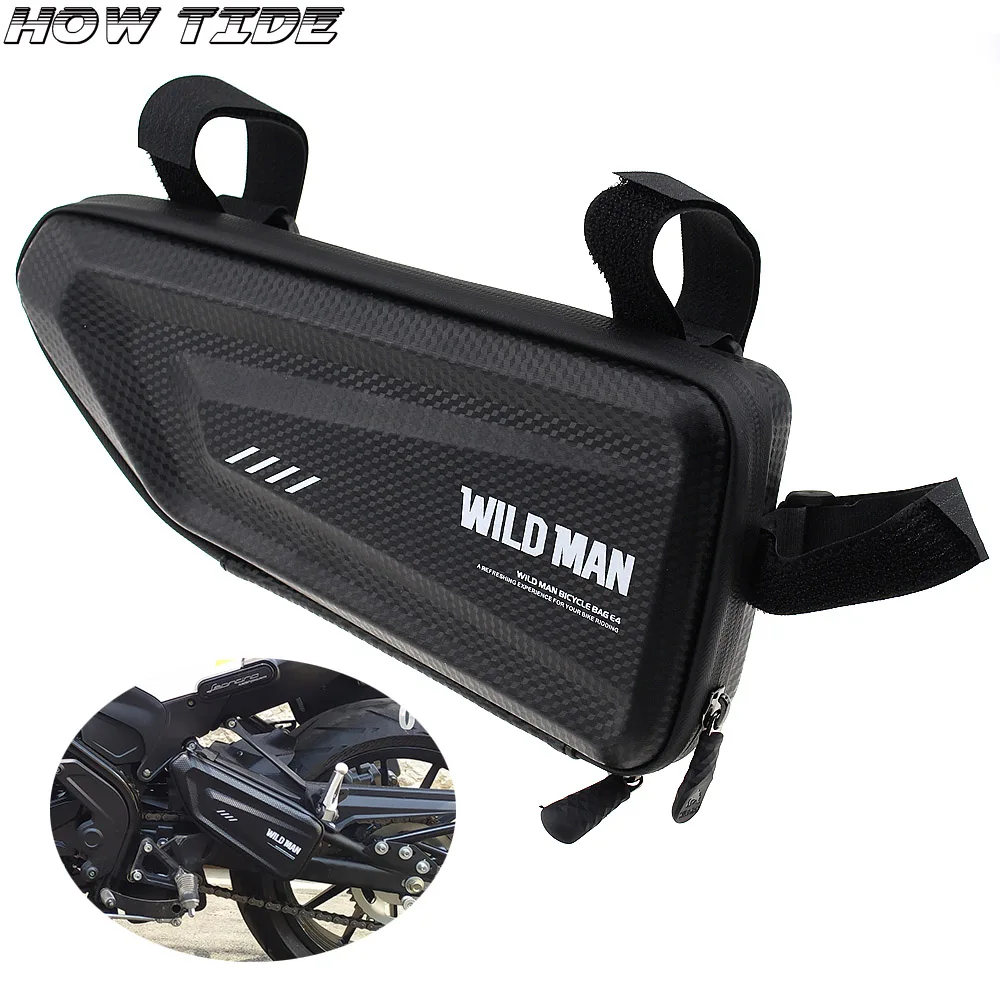 Мотоциклетная боковая посылка Модифицированная жесткая оболочка треугольная