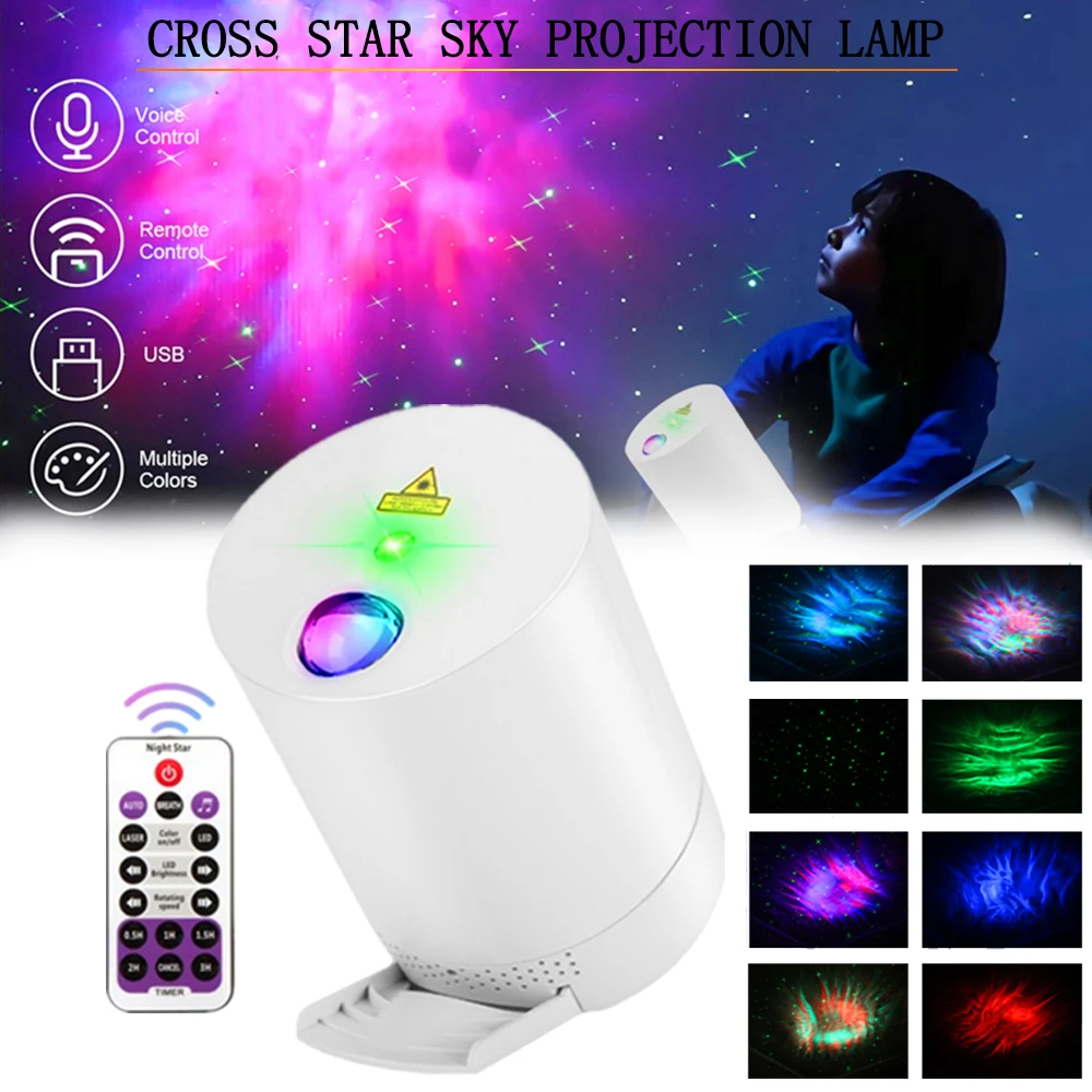 

Sterrenhemel Projector Night Lights Luz Led Usb Slaapkamer Room Decor Proyector Tafellamp Cloud Regalos Lampara Indoor Projecteu