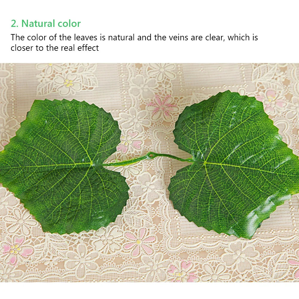 5 шт. 90 листьев искусственные растения Плющ 7 футов листья зелень для сада