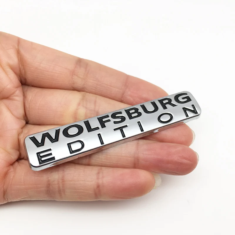 1 шт. 3D металлический логотип WOLFSBURG издание автомобильный боковой брызговик