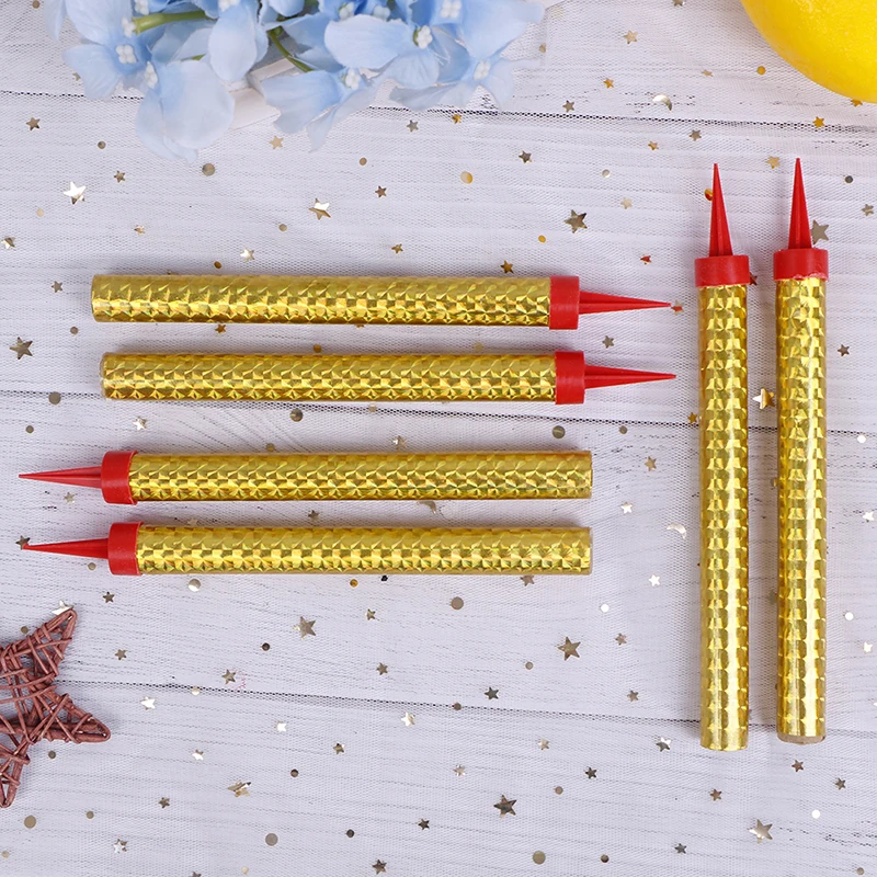 6 шт. свечи для торта на день рождения разноцветные вечевечерние фейерверков дня |