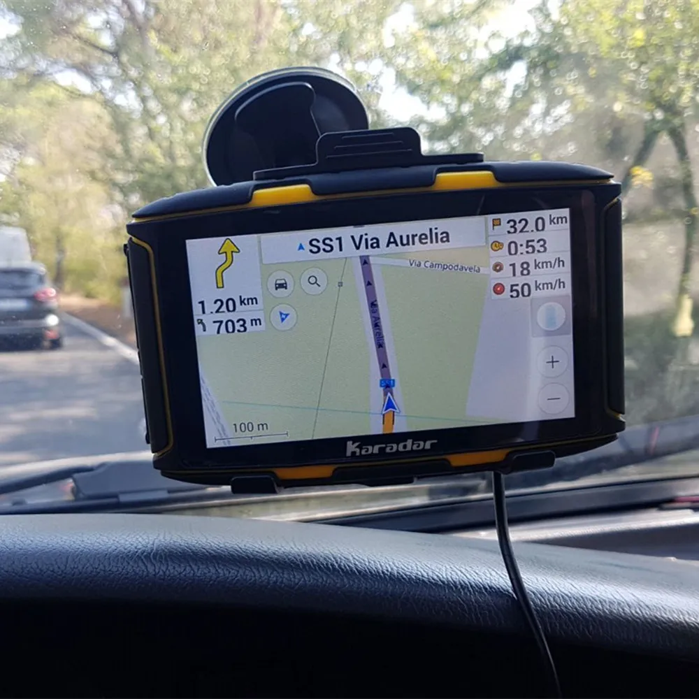 2018 Gps Moto новейший RAM512 Android IPX7 водонепроницаемый WiFi Bluetooth 4 0 магазин Googleplay Karadar