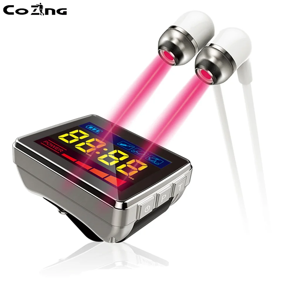 

COZING 650nm Digital Blood Glucose Treatment Laser Light Therapy Watch