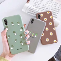 cartoon flowers phone case for xiaomi mi a1 a2 a3 note 10 lite 9t 9 pro for redmi note 8t 8 9 4x 5a 6 7 8 pro 4a 5 s2 cover