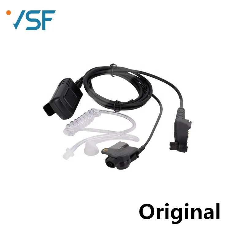 

EPM-T60 Walkie Talkie, наушник с шумоподавлением, электронный микрофонный элемент, PTT Air, Акустическая трубка, наушник для Inrico T520 T620