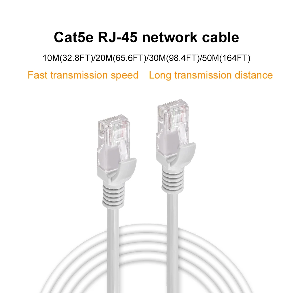 Сетевой Ethernet-Кабель Gadinan CAT5 Cat5e RJ45 кабель для подключения к сети Ethernet 50 м 30 20 10
