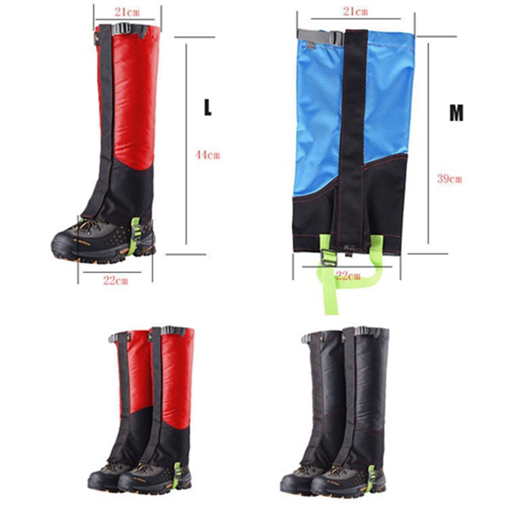 

1 Pair Unisex Waterproof Snow Legging Gaiters M/L Desert Snows Boots Cover Teekking Shoes Covers Outdoor Hiking Skiing Accessory