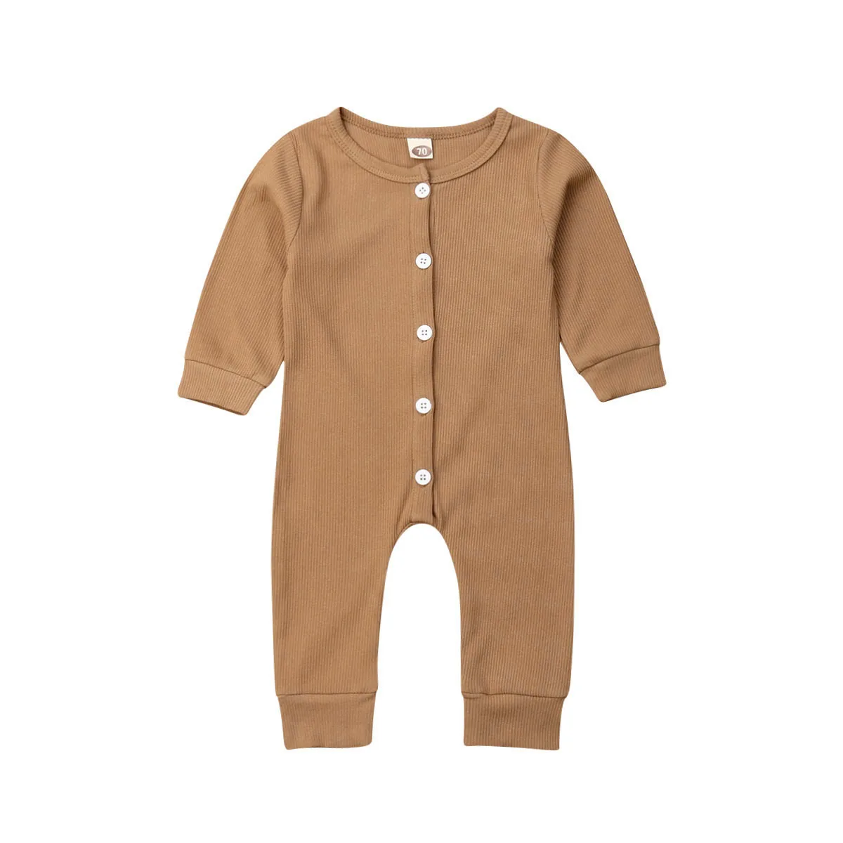 US STOCK Newborn Kids Baby Girl Boy Long Sleeve Romper Bodysuit Jumpsuit Playsuit Outfit | Мать и ребенок