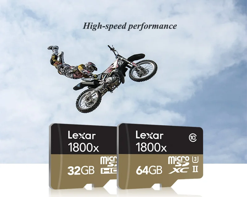 Lexar Professional 1800x microSDXC UHS-II Micro SD карты 32 Гб 64 Гб карта памяти 270 м/с класс 10 картао де Мемория TF флэш-карта