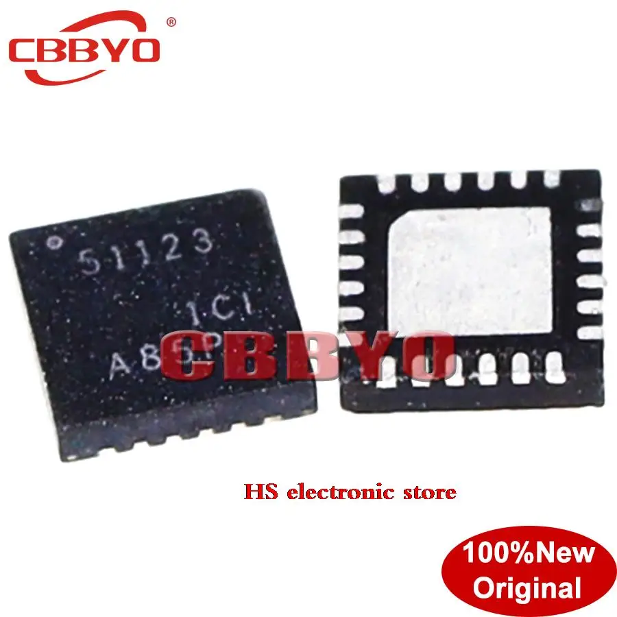 5pcs 100% New TPS51123 51123 TPS51123RGER QFN-24 | Integrated Circuits