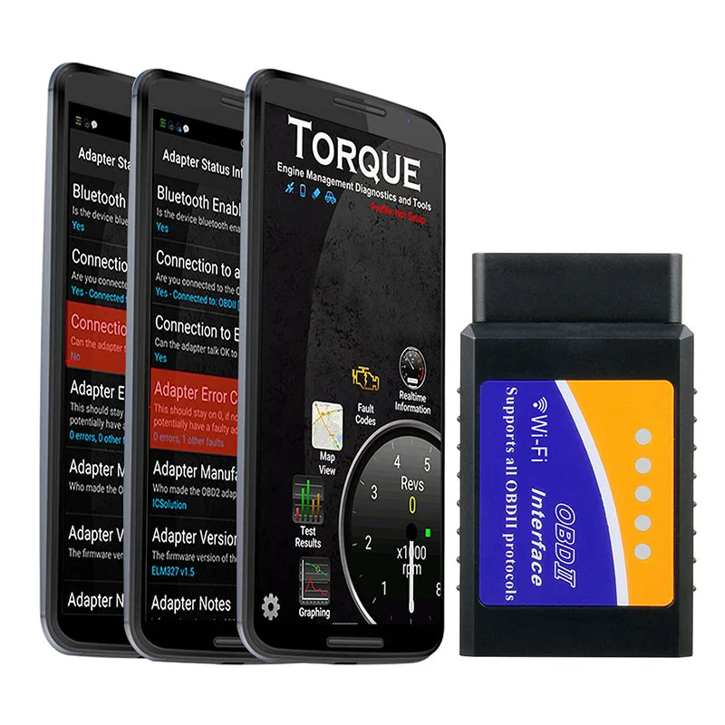 Mr Cartool автомобильный OBD2 II ODB2 ELM 327 EML V1.5 Wifi Bluetooth ELM327 автоматический сканер