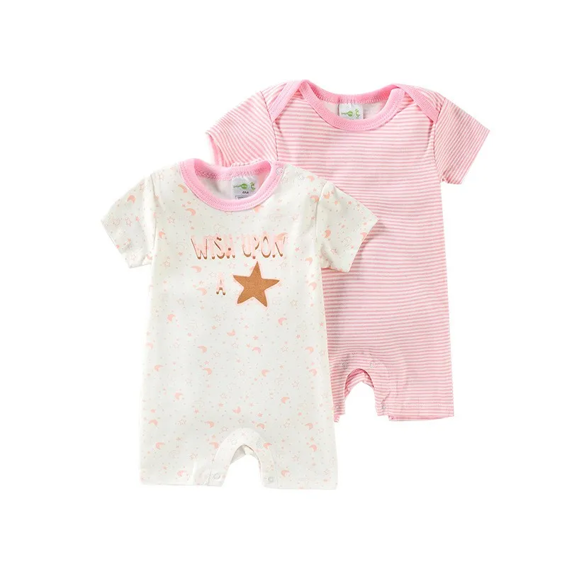 2021 New baby bodysuits 0-9M Boy&ampGirls body suits cotton short sleeves Cartoon newborn clothes | Детская одежда и обувь