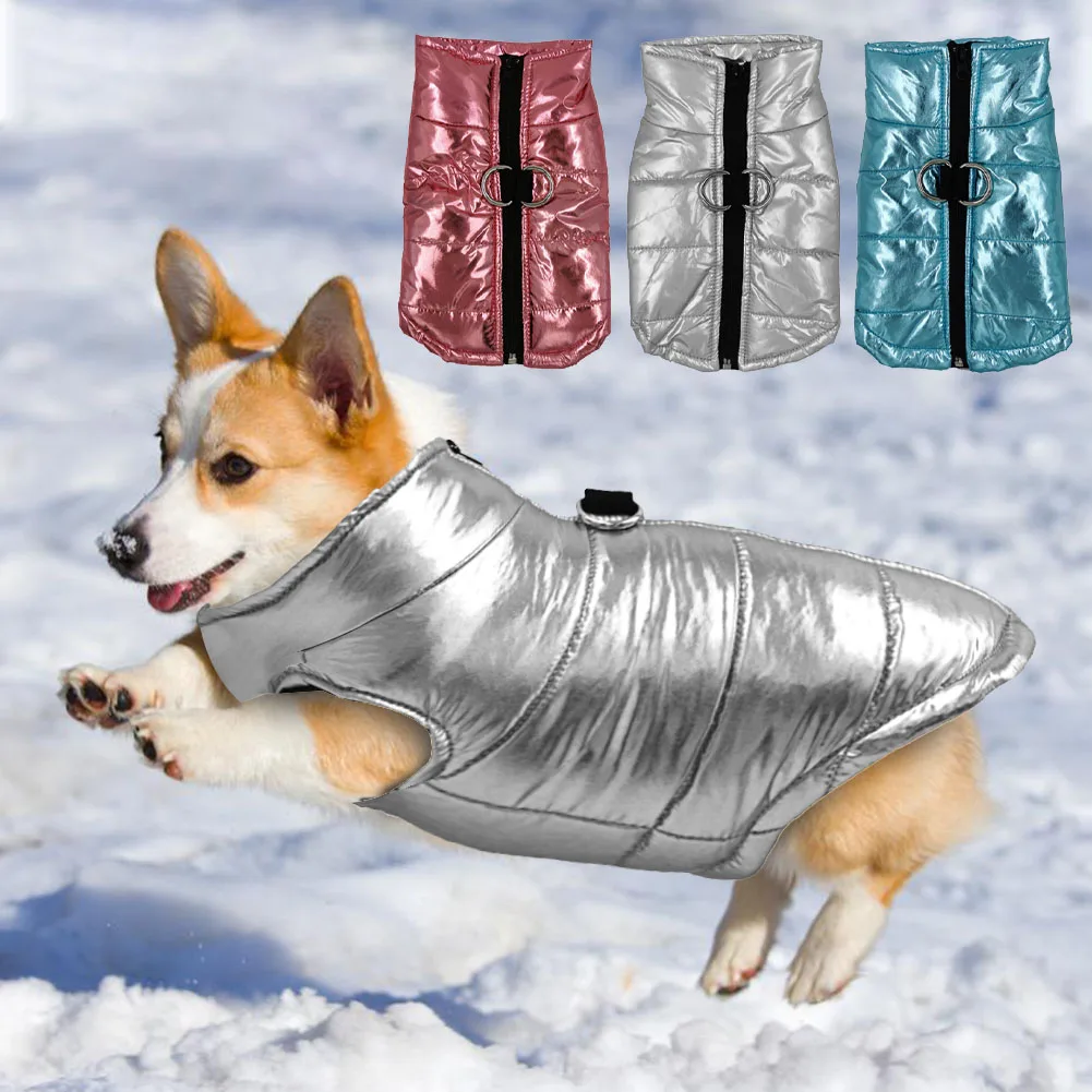 Machine Washable Yorkshire Dog Vest Warm Winter Pet Supplies Snowy Day Padded Chihuahua Windproof Water Resistant Polyester | Дом и сад