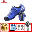 Ботинки для велосипеда SIDEBIKE Sapato Ciclismo, дышащие Нескользящие кроссовки унисекс для горного велосипеда, самоблокирующиеся