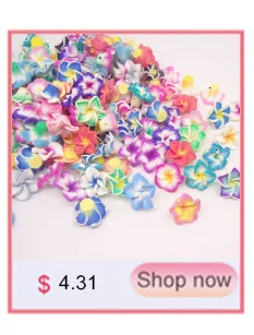 20 шт./лот 18 мм Fimo Полимерная глина искусственный Плюмерия цветок бусины Diy серьги браслет ожерелье Гавайи ювелирных изделий Аксессуары