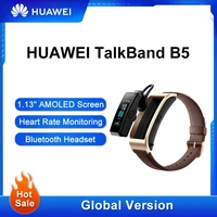 original huawei talkband b5 fitness bracelet sport tracker smart wristbands heart rate sleep tracking bluetooth headset earphone
