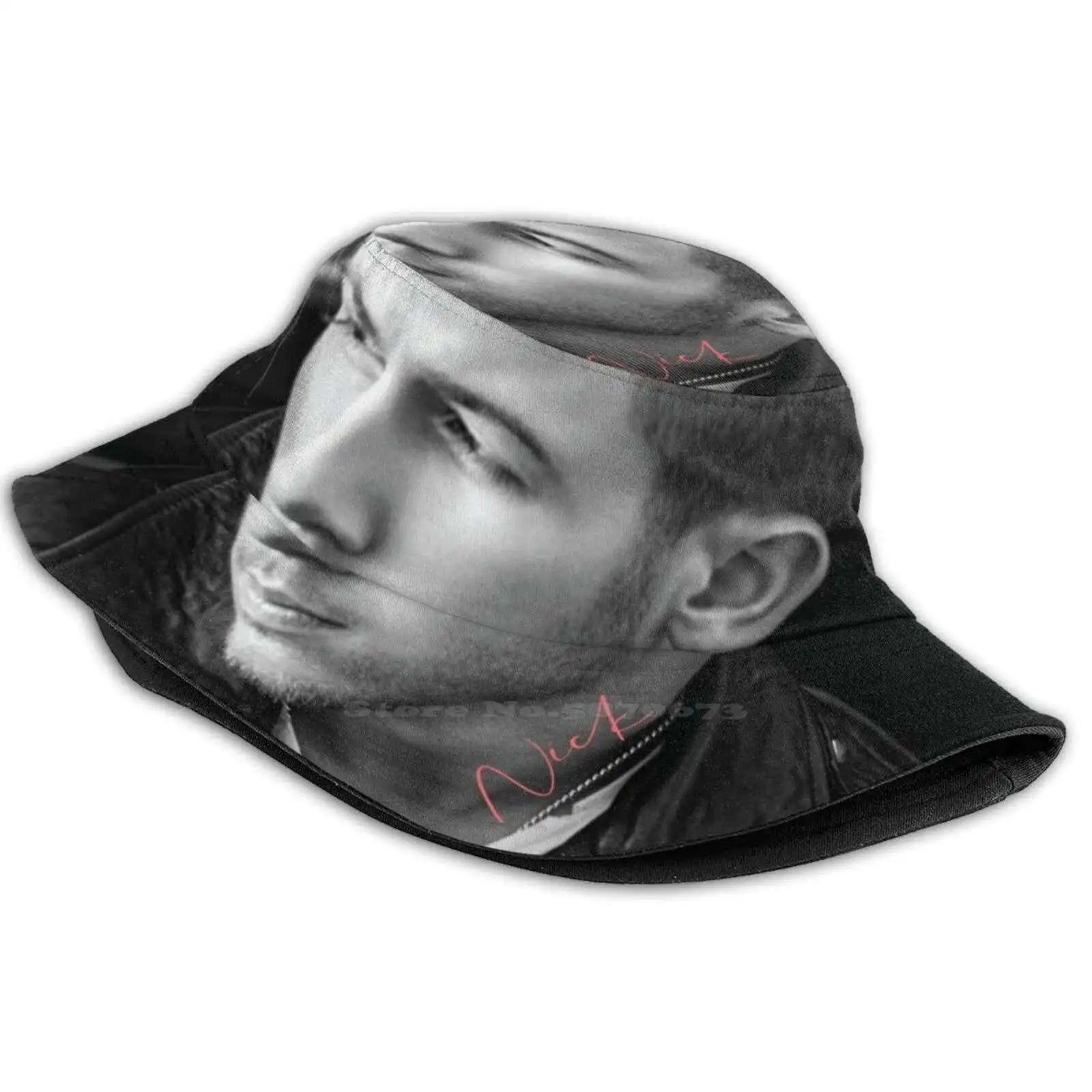 

Nick Jonas Pattern Hats Outdoor Hat Sun Cap Nick Jonas Nick Jonas Signed Face Portrait Autograph Sign Pictures Cutout Girls