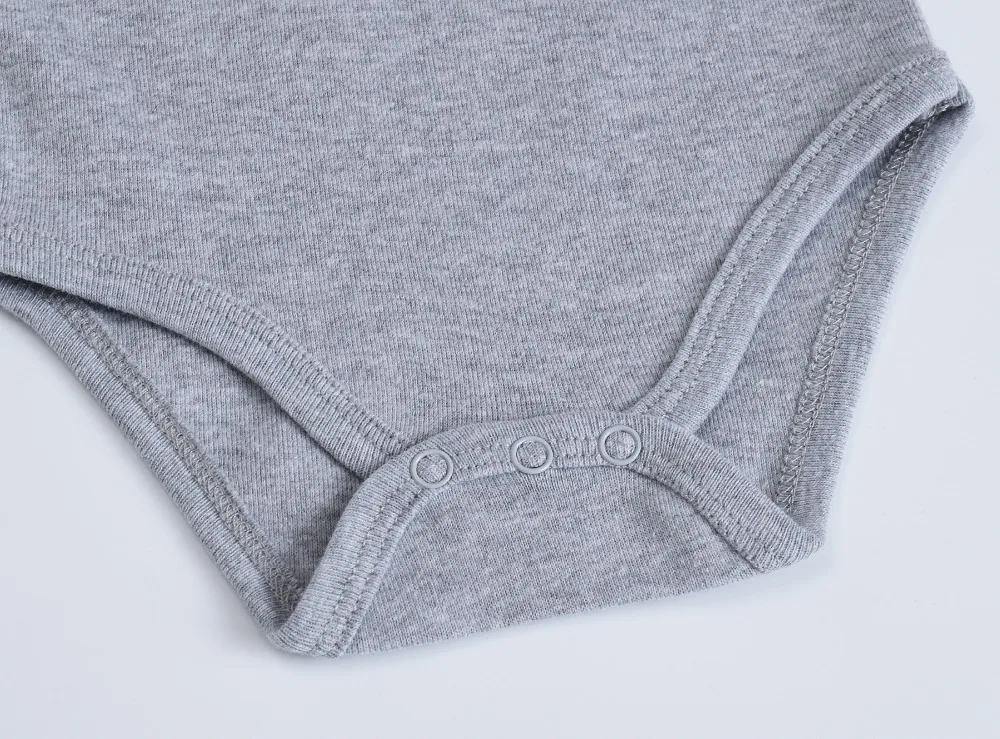 2019 однотонные Детские Боди Kavkas теплые серые цветные для девочек и мальчиков 3