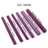 6 shapes ruby sharpening stone polishing grindstone whetstone grit 3000 l 100mm