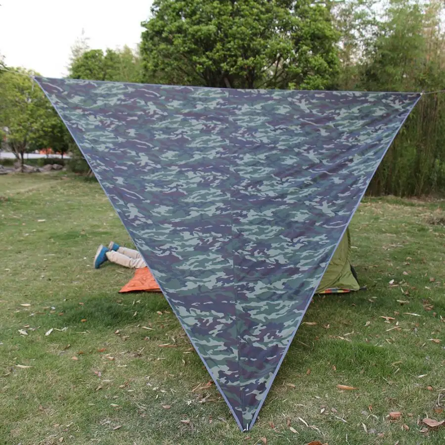 Outdoor Camping Awning Tarp Hammock Rain Fly UV Garden Canopy Folding Waterproof Portable Shelter Sunshade Tent Cover | Спорт и