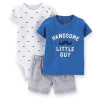 clearance sale summer babys sets cartoon toddler clothes short sleeve cotton t shirtbodysuitspants newborn infant jumpsuits