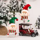 Рождественские подарочные пакеты в виде Санты 2021, банка для конфет, бутылка для хранения, сладкие конфеты, рождественские украшения для домашнего стола, новый год 2022