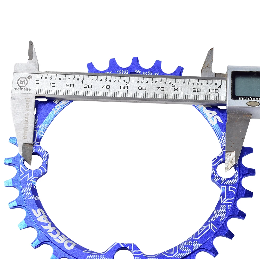 Велосипедная цепь Deckas 104BCD круглая узкая широкая 32T 34T 36T 38T MTB горный велосипед
