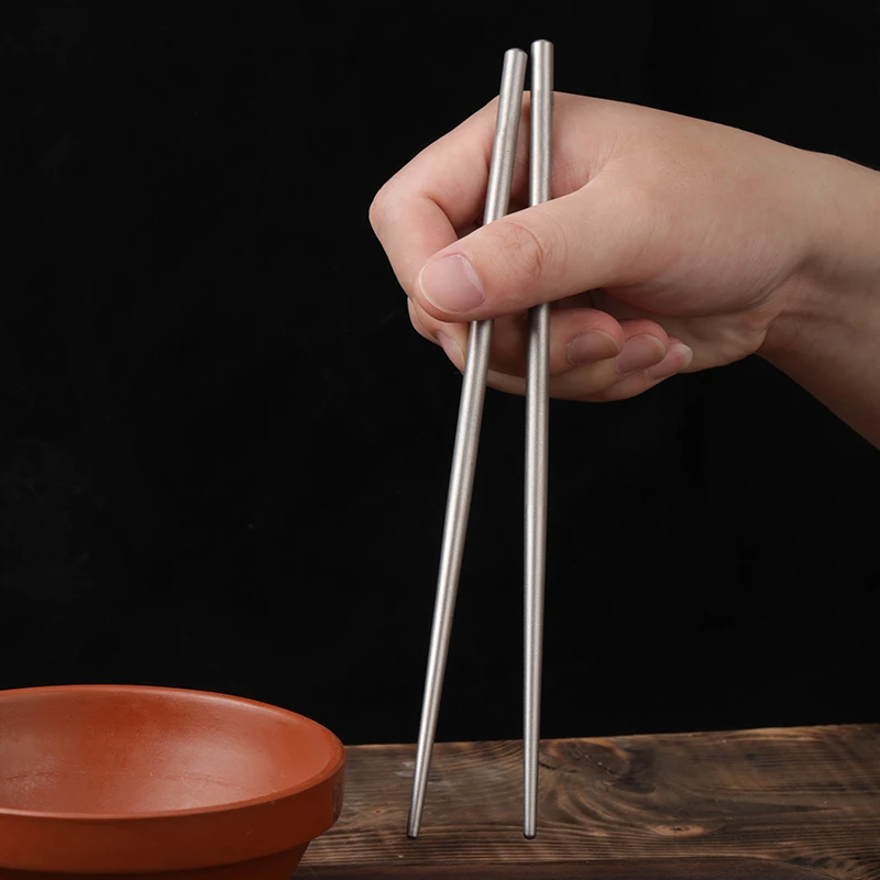 Палочки для еды многоразовые из чистого титана 1 пара|Палочки еды| |