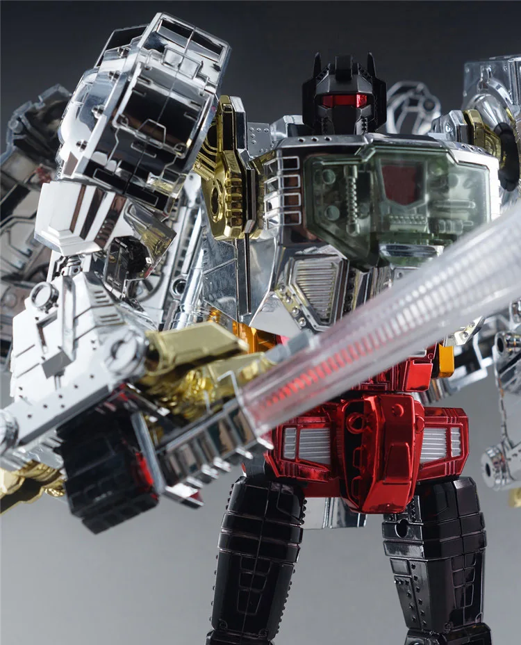 MP08 Гримлок трансформация MP-08 негабаритных гальваническим версия фигурка ко Робот Игрушки