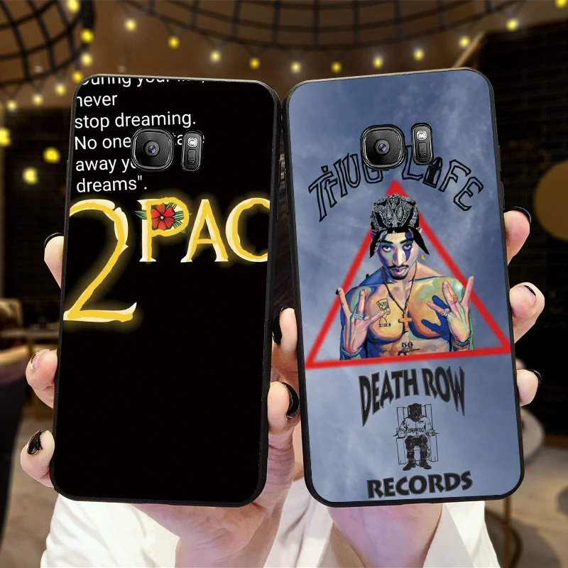 2pac Чехлы для мобильных телефонов samsung A5 3 6 7 8 9 10 A10 A20 30 40 50 60 70 M40 Мягкий силиконовый