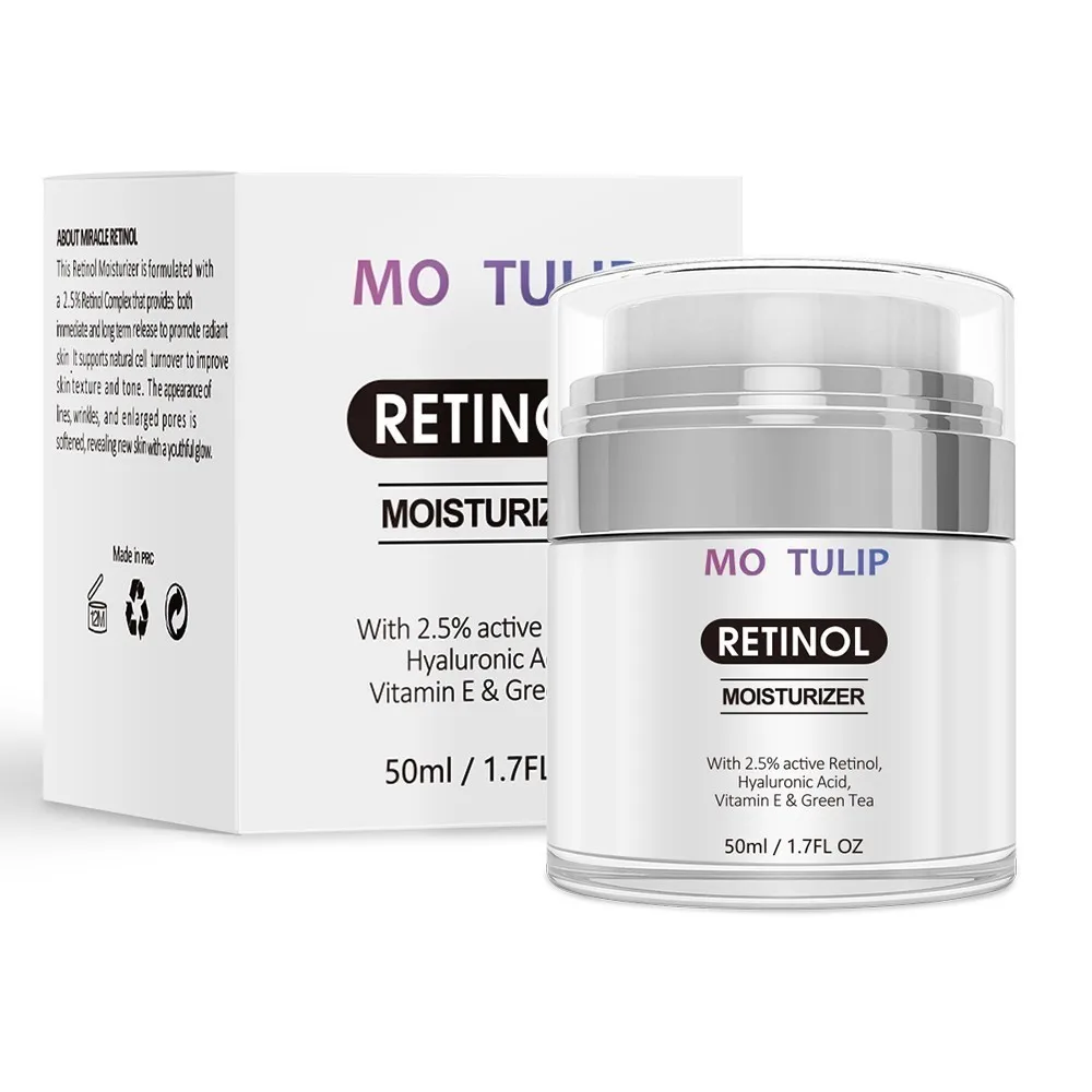 MO тюльпан Retinol 2.5% увлажняющий крем против старения и уменьшает морщины тонкие