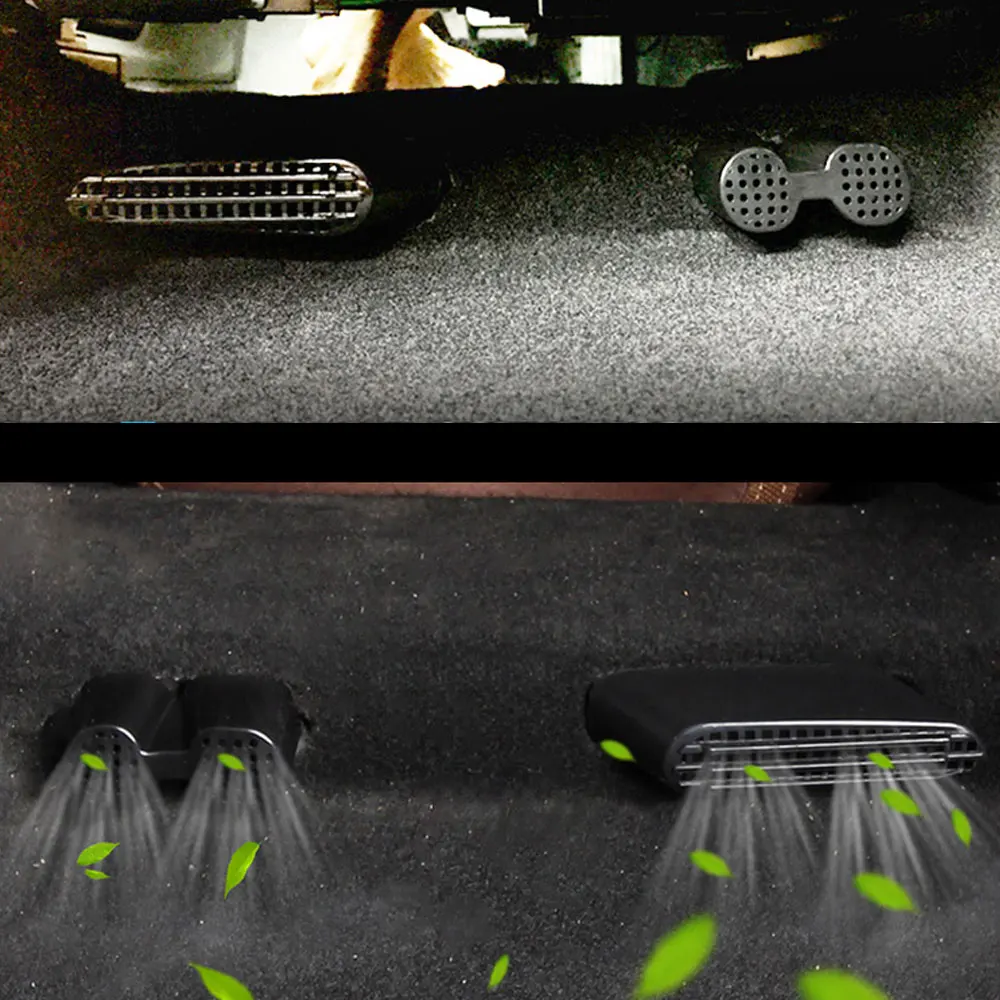 2 шт./компл. крышка решетки воздуховода на заднее сиденье автомобиля для Audi Q3 1-го