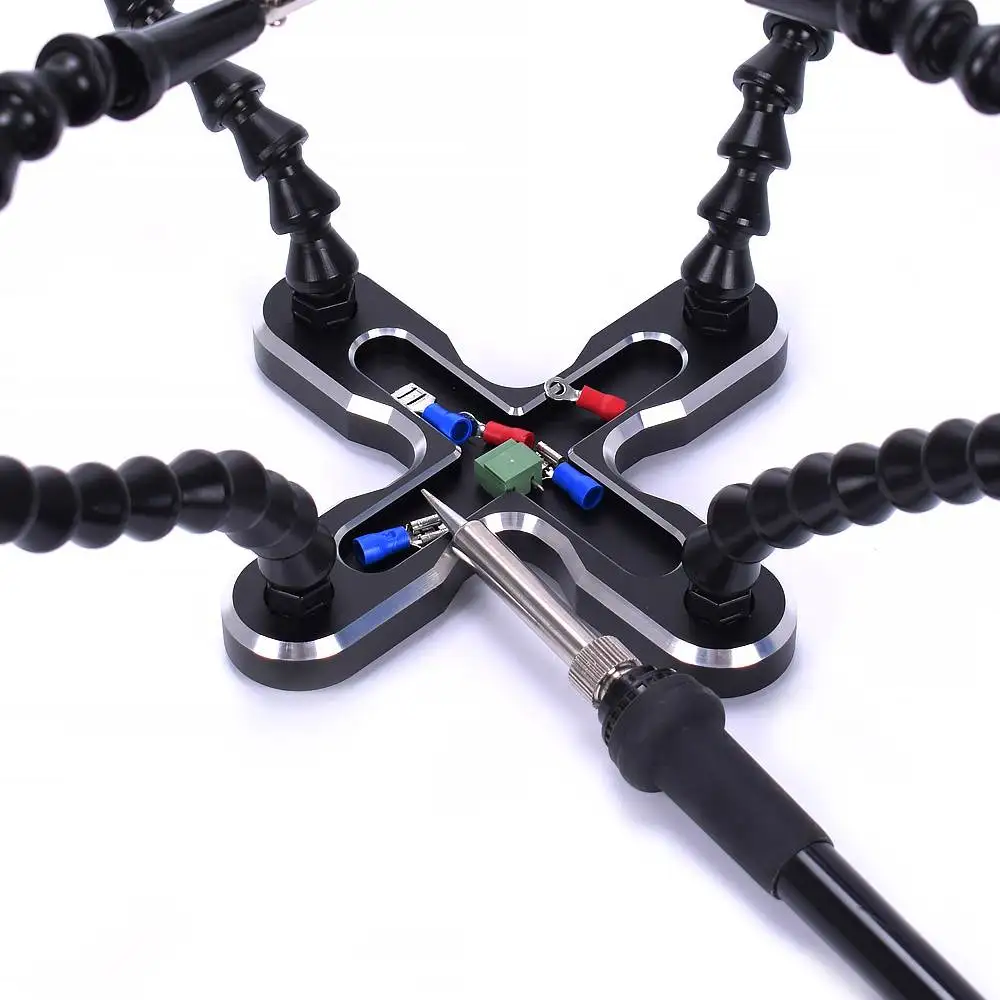 4 шт. гибкий держатель для паяльника третья вспомогательная паяльная станция