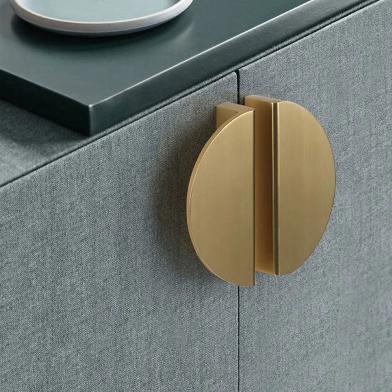 

Wardrobe Door Aluminum Alloy Handle Half Circle Moon Pulls Bedroom Furniture Metal Pull Wardrobe Handle Semi Circle