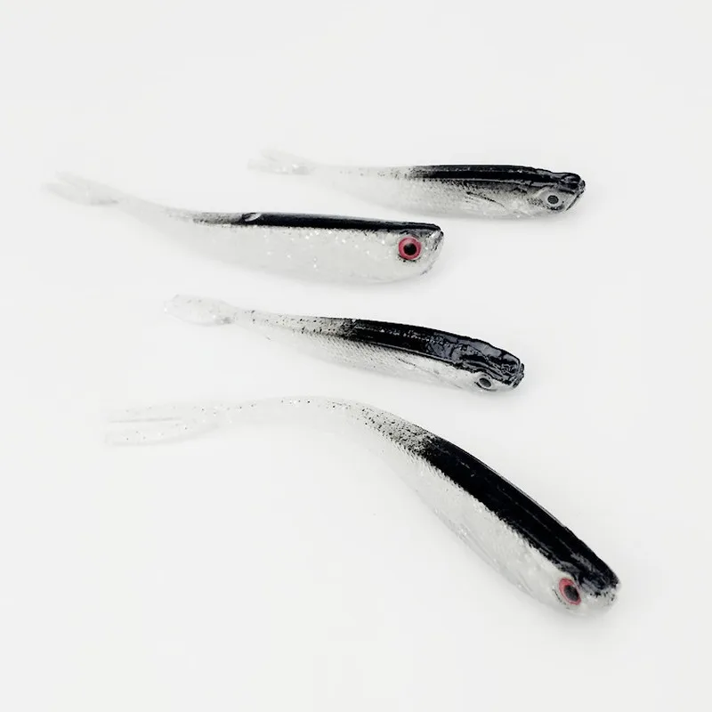 Мягкая приманка 75 мм силиконовые свимбейты искусственный червь воблеры для рыбы