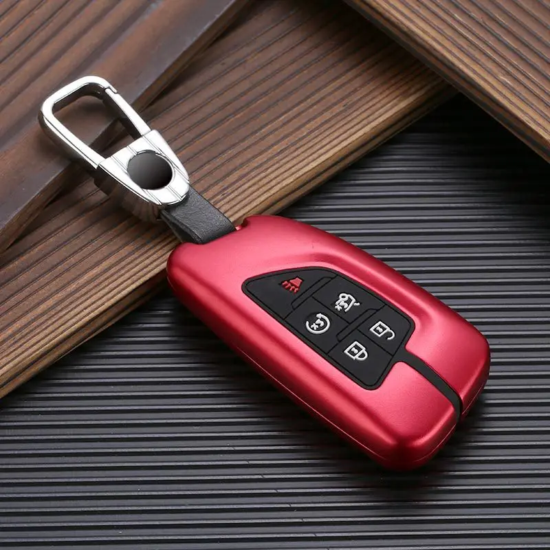 

Aluminium Alloy Car Key Case Cover Protection for Cadillac CT5 2019 2020 5 Button Smart Remote Car Key Covers
