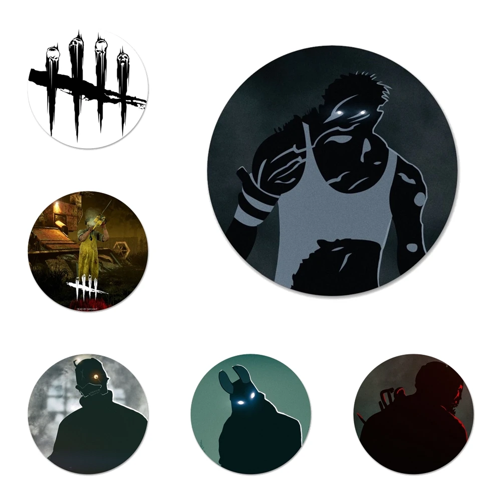 

Game dead by daylight Icons Pins Badge Decoration Brooches Metal Badges For Clothes Backpack Decoration 58mm