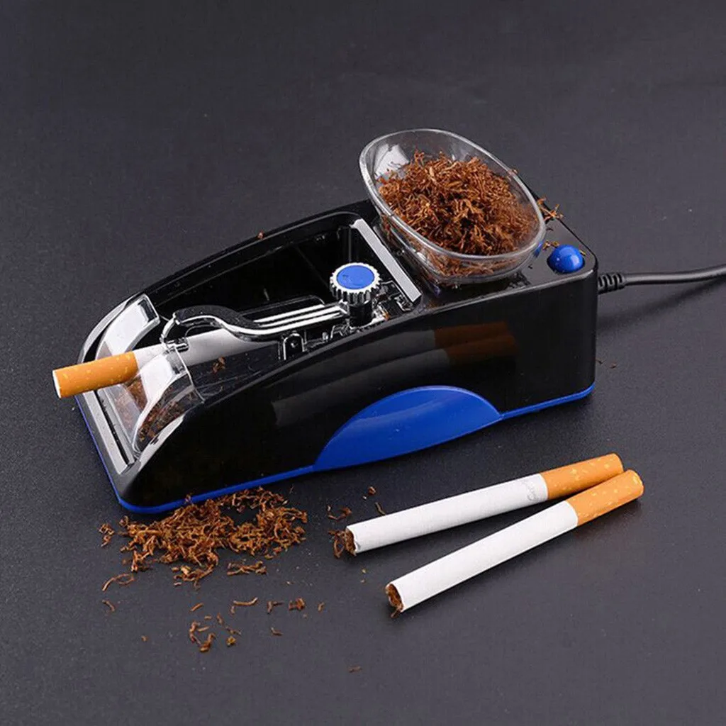 

2021 Automatic Cigarette Rolling Machine Tube Rolling Tobacco Injector Maker Roller Diy Machine Eu Plug Diy Smoking Tool